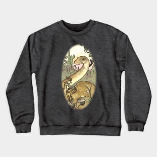 Happy Brontosaurus Crewneck Sweatshirt